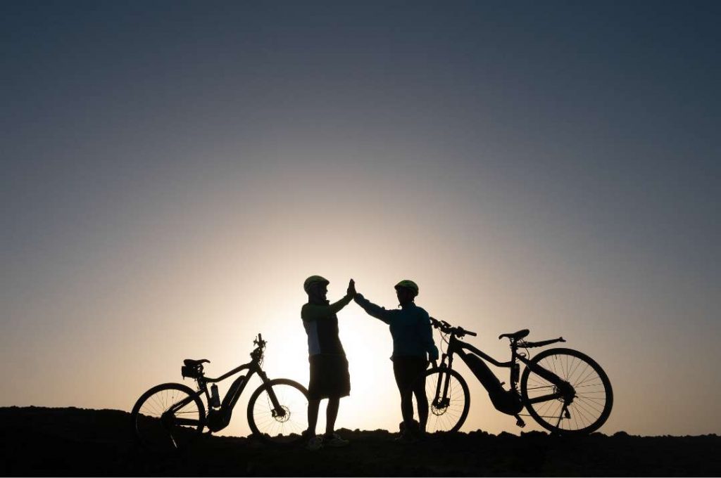 un amico con la passione per la bici