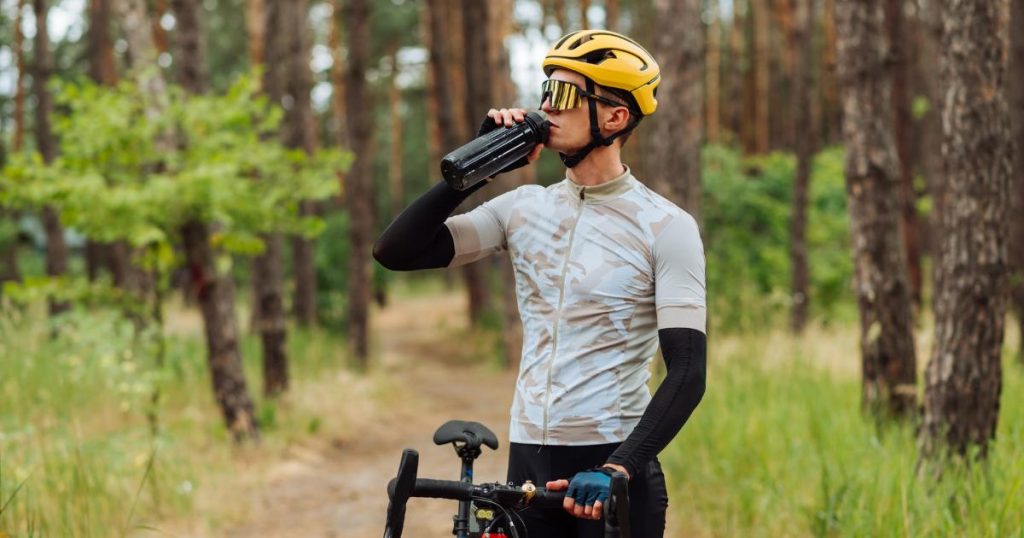 Flüssigkeitszufuhr Radfahrer