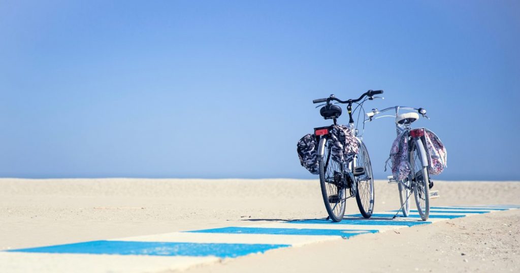 cycling trips beaches